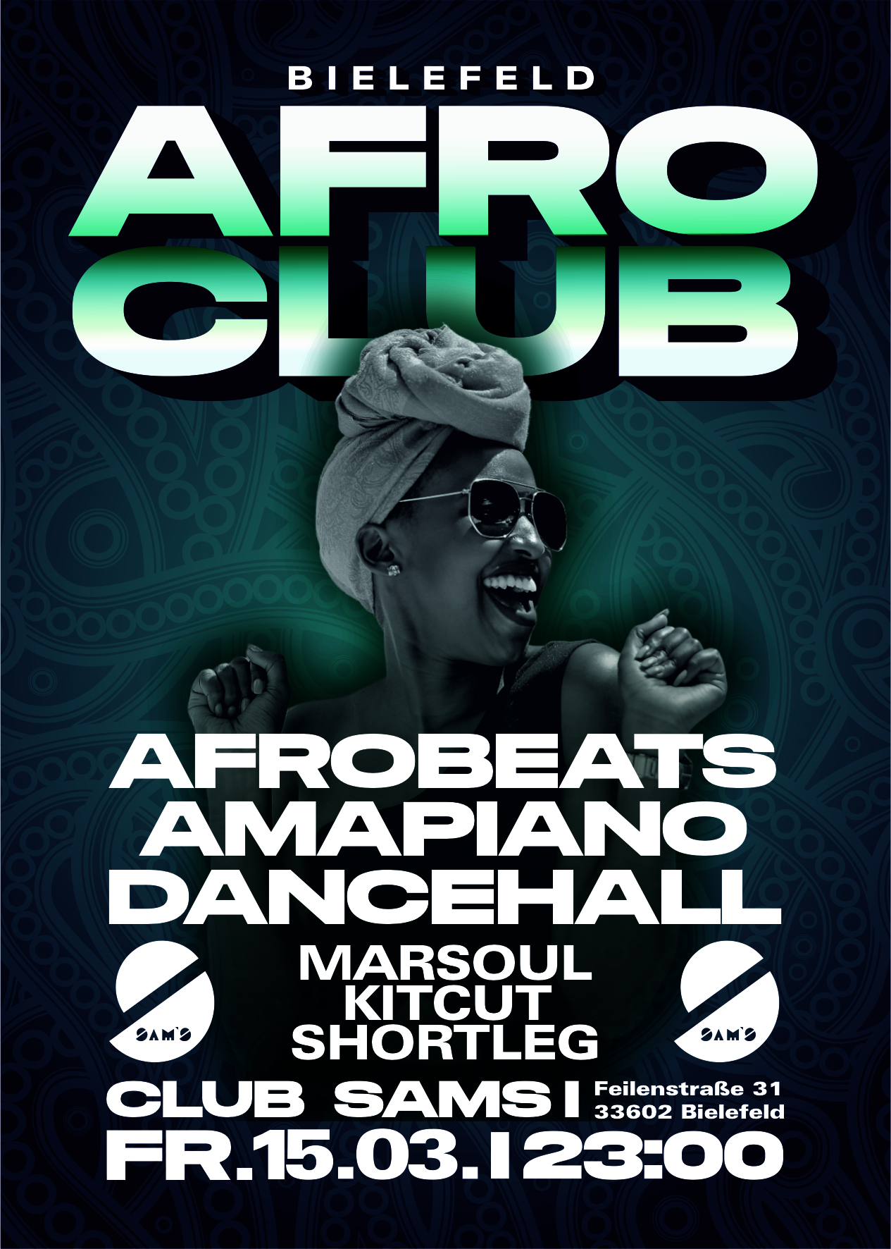 AFRO CLUB Bielefeld @ Club SAMS , "The new Afrobeats Party in Bielefeld "