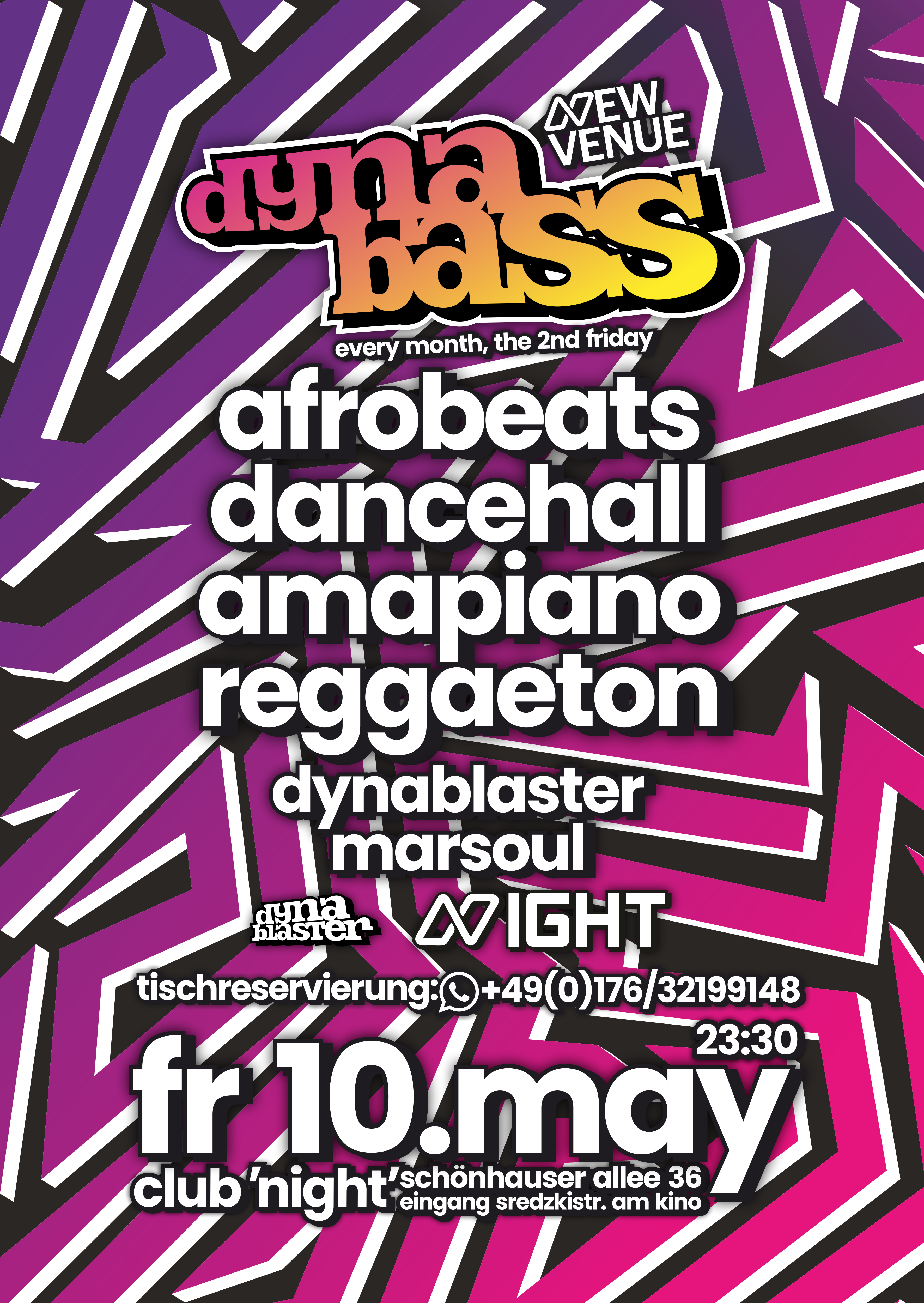 DYNABASS the Dancehall, Afrobeats, Amapiano and BassHall Party in Berlin