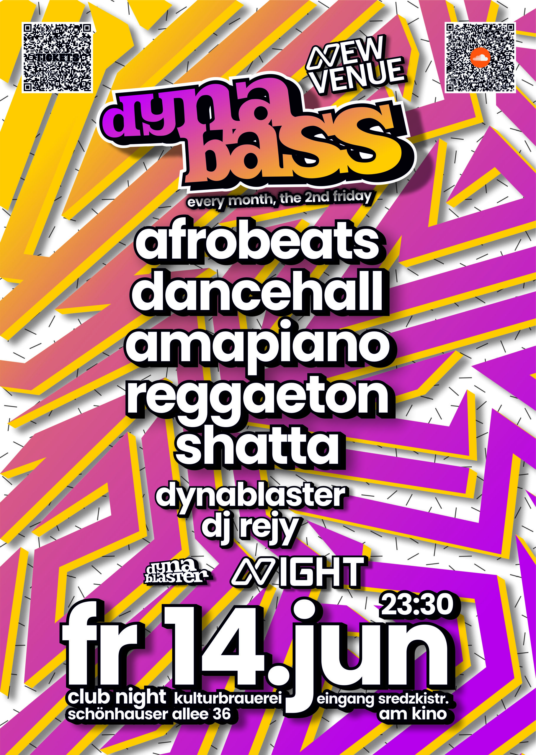 Dyna Bass - the Dancehall, Afrobeats, Amapiano, Shatta and Reggaeton Party in Berlin