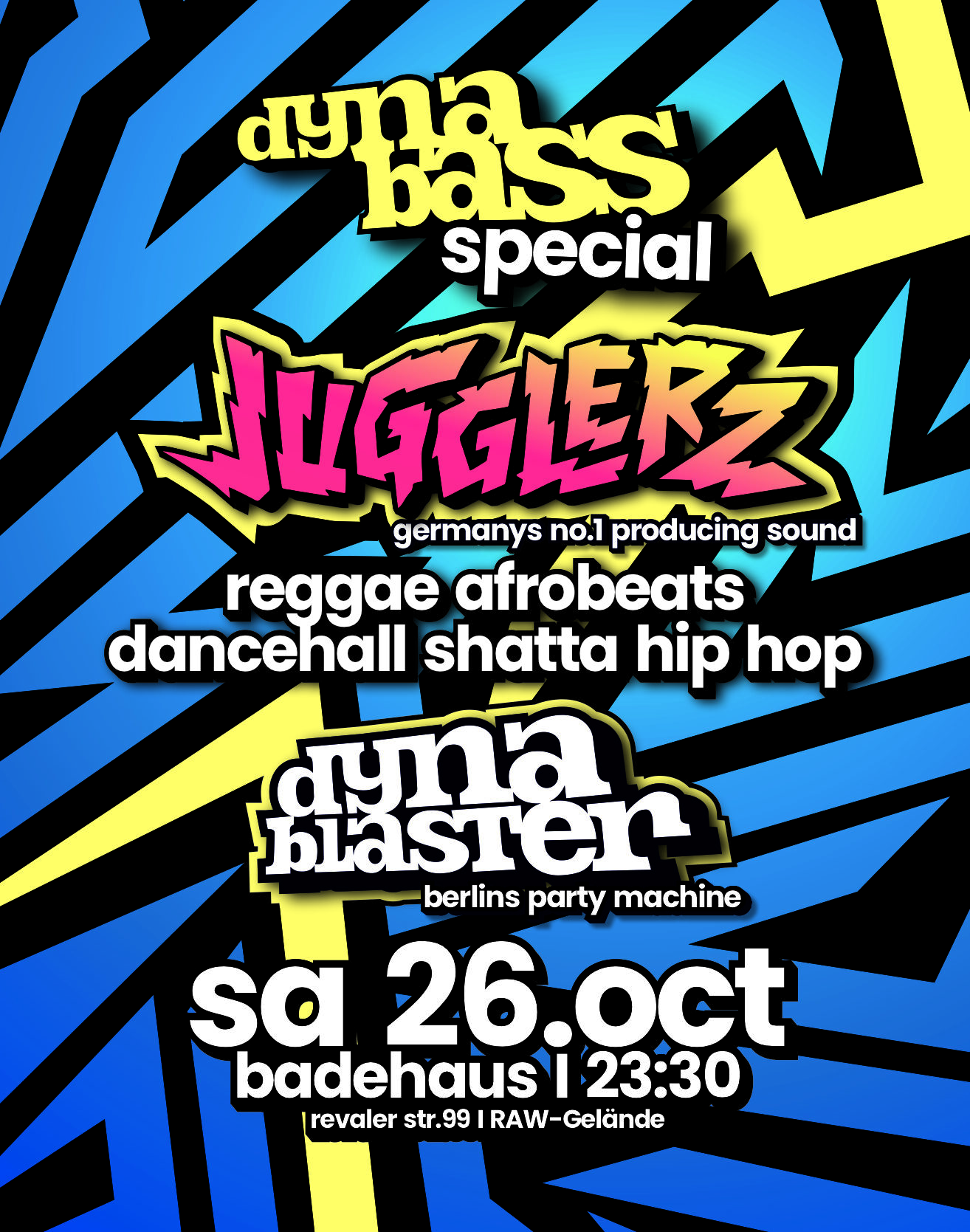 DYNABASS- Special ls. JUGGLERZ ( Stuttgart) & Dynablaster Sound