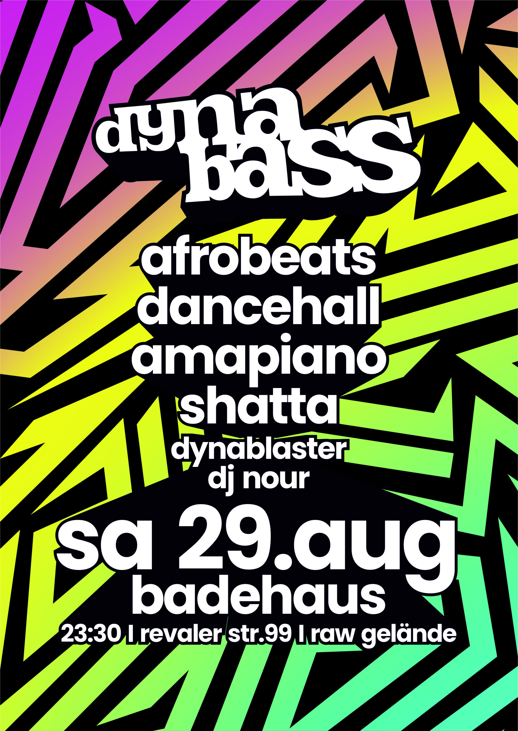 DYNABASS your Afrobeats, Dancehall, Shatta & Basshall Party in Berlin